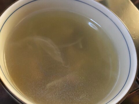 【朝スープ】 たまねぎと椎茸のコンソメスープ